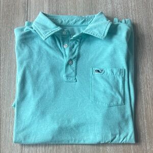 Vineyard Vines Aqua Polo Shirt